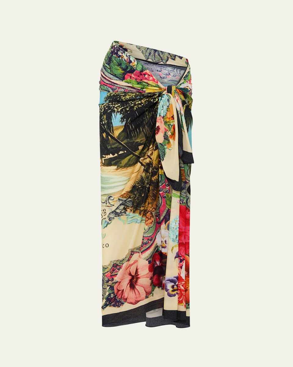 Bathing Bombshell Long Sarong Coverup